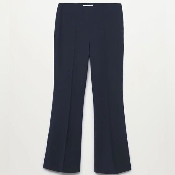 Mango 100% Wool Co-Ord Set Blazer Pants Navy - Picture 7 of 7